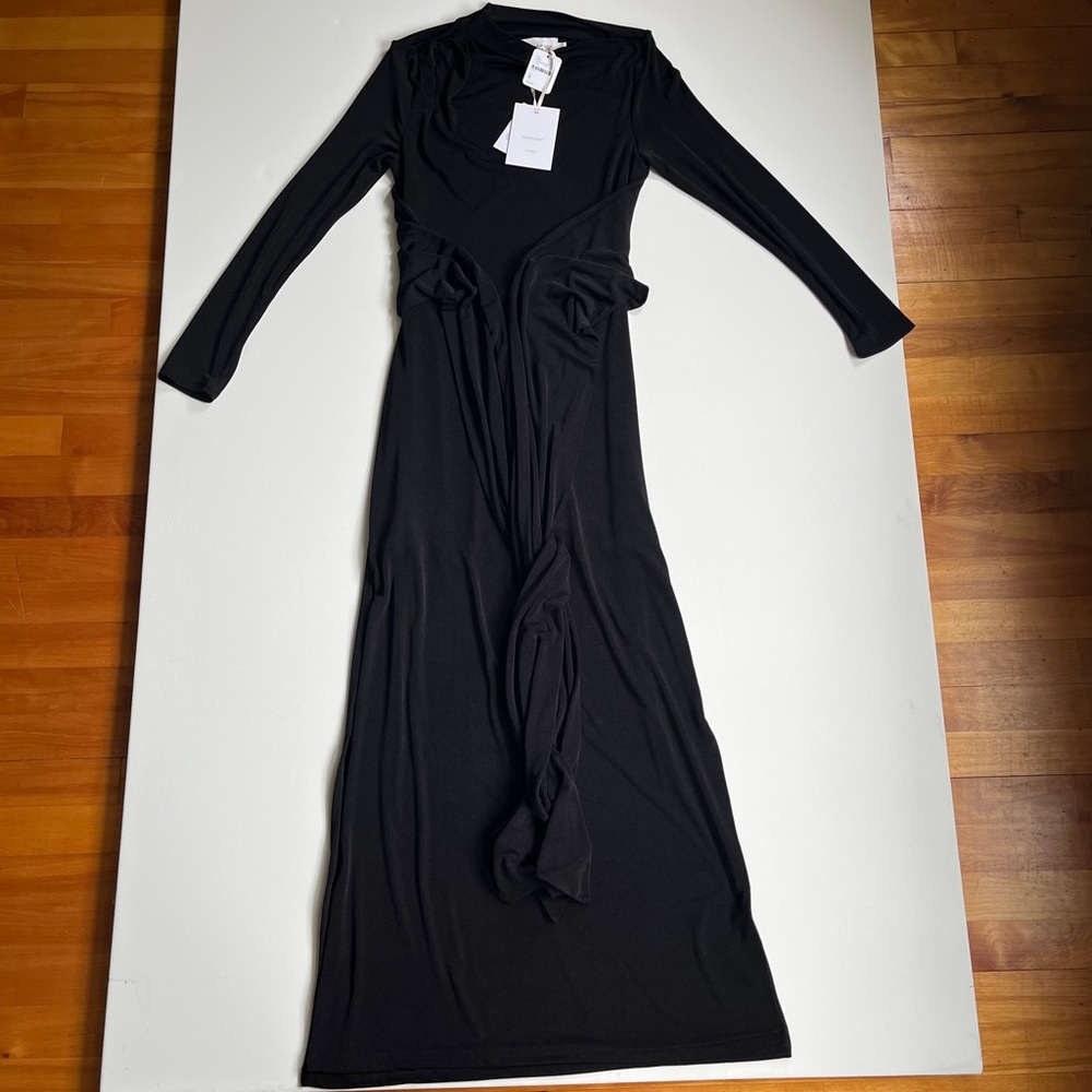 ✨boutique✨ size 8 long sleeve black Significant Other Free People dress